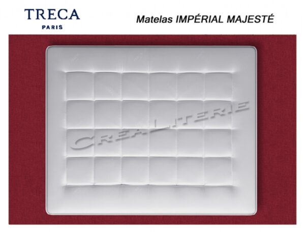 Matelas Tréca Impérial Majesté 27 cm suspension Pullman capitonnage intégral Fabriqué en France – Image 4