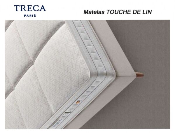 Matelas Tréca Touche de Lin Ressorts ensachés Air Spring® hauteur 27 cm Fabriqué en France – Image 2