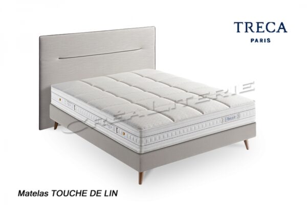 Matelas Tréca Touche de Lin Ressorts ensachés Air Spring® hauteur 27 cm Fabriqué en France – Image 6