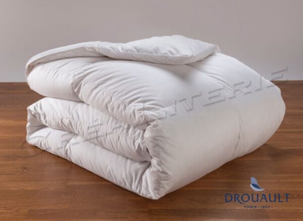 Couette  Drouault Méribel Light 200 g/m² naturel, en Duvet de canard et oie Recyclés traité anti-acariens Proneem® Fabriquée en France. – Image 2