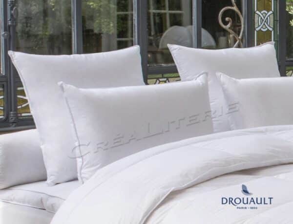 Oreiller Drouault Merveilleux naturel Duvet extra gonflant de canard blanc Fabriqué en France – Image 7