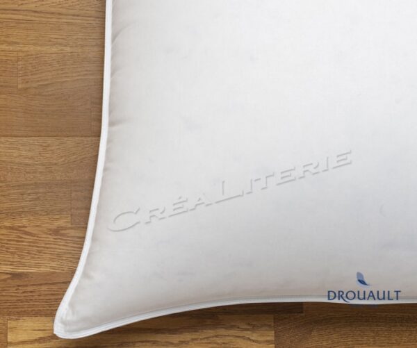 Oreiller Drouault Merveilleux naturel Duvet extra gonflant de canard blanc Fabriqué en France – Image 4