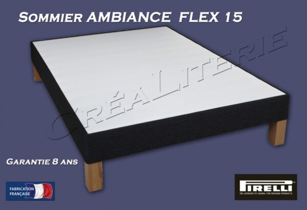 Sommier Dunlopillo Ambiance Flex 15 (lattes multiplis) Fabrication Française – Image 2