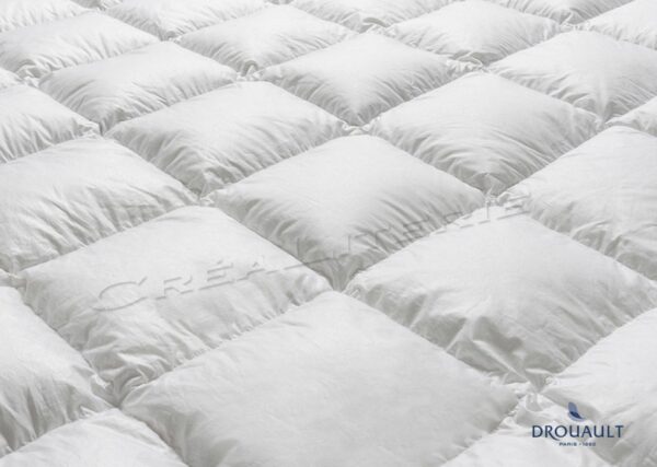 Couette Drouault Prestige (ultra light 100 g/m²), en Duvet de canard blanc extra gonflant traité anti-acariens Proneem® Fabriquée en France. – Image 5