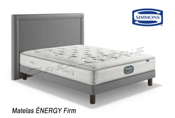 Matelas Simmons ÉNERGY Firm 26 cm Beautyrest Sensory 700 ressorts ensachés Sensoft Évolution® Fabriqué en France – Image 4