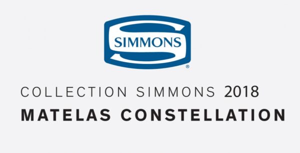 Matelas Simmons Constellation 1150 Ressorts Ensachés Duetto Fabriqué en France – Image 5