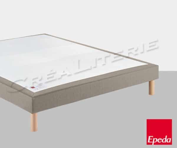 Sommier Épéda Jasmin 18 cm Lattes Multiplis confort Moelleux 5 zones de confort Fabriqué en France – Image 4