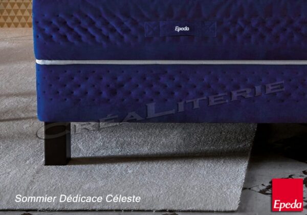 Sommier Épéda Dédicace Céleste 22 cm lattes Multiplis confort Médium Fabriqué en France – Image 4
