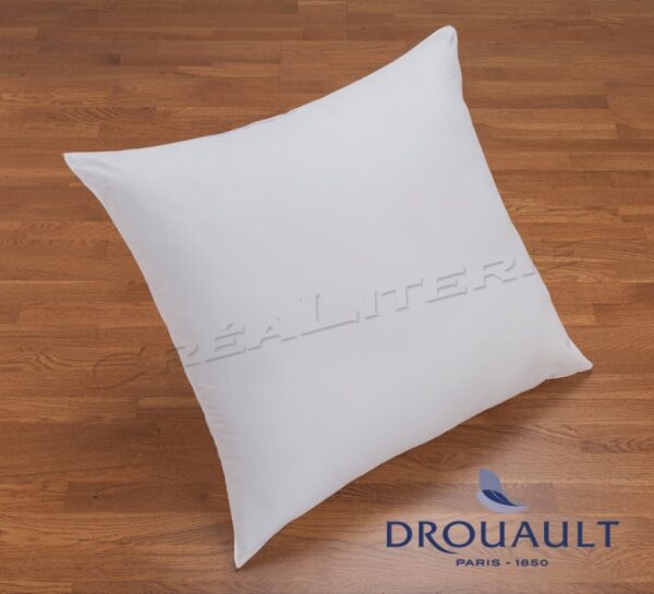 Traversin Arosa naturel Drouault, en duvet d'oie Supérieure extra gonflant anti-acariens Proneem® Fabriqué en France – Image 3