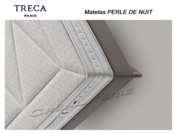 Matelas Tréca Perle de Nuit 26 cm suspension Pullman capitonnage intégral Fabriqué en France – Image 3