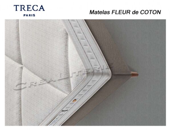 Matelas Tréca Fleur de Coton Ressorts ensachés Air Spring® hauteur 25 cm Fabriqué en France – Image 3