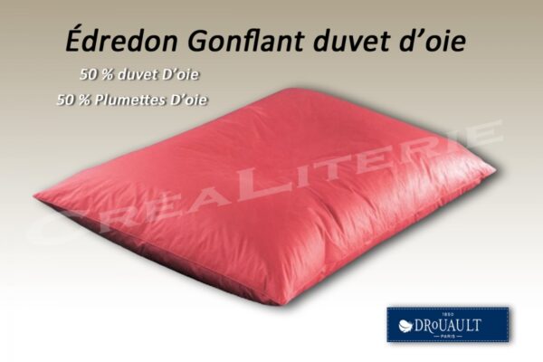 Edredon gonflant Prestige Drouault 50 % duvet Oie et 50 % plumettes oie de haute qualité Fabrication Française – Image 3