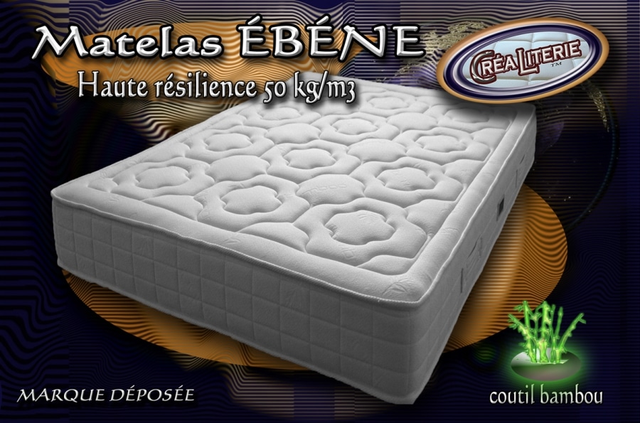 Matelas Pliant Yara, en Mousse Haute Résilience. Dimension 2x80x200 cm