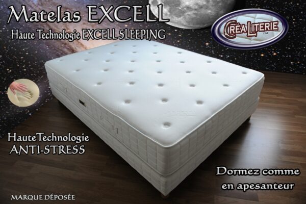 Matelas Excell Soft 140x190 Viscorelax mousse à Mémoire de forme Technologie ANTI-STRESS – Image 3