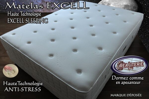 Matelas Excell extra ferme à mémoire de forme (Technologie ANTI-STRESS) – Image 3