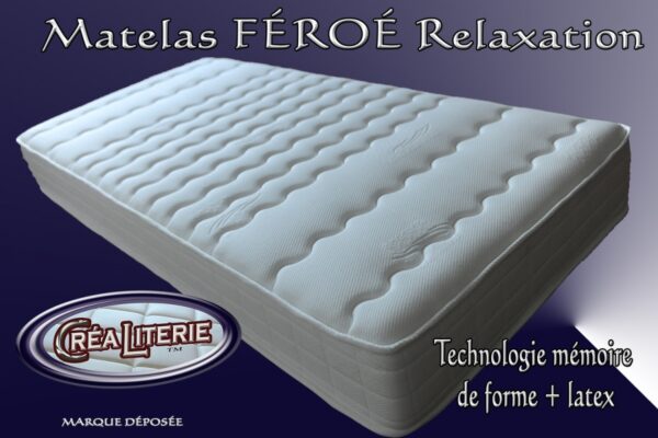 Ensemble Literie Féroé relaxation électrique matelas + sommier – Image 2