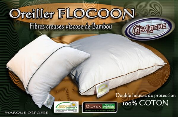 Oreiller Biotex Flocoon Bambou (viscose de bambou)