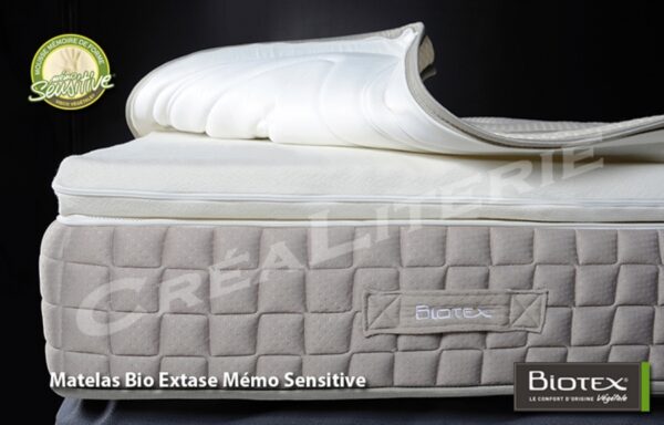 Pack Biotex Bio extase de Biotex (1 matelas Bio Extase acheté, 1 sommier tapissier 23 cm OFFERT) jusqu'au 04/02/2020 – Image 4