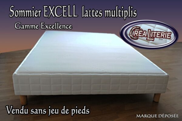Excell sommier tapissier à lattes multiplis hte 15 cm – Image 2