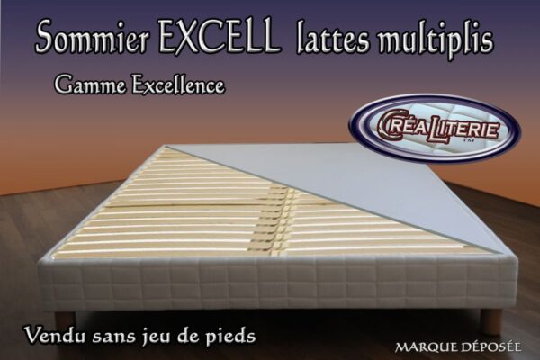 Excell sommier tapissier à lattes multiplis hte 15 cm – Image 3