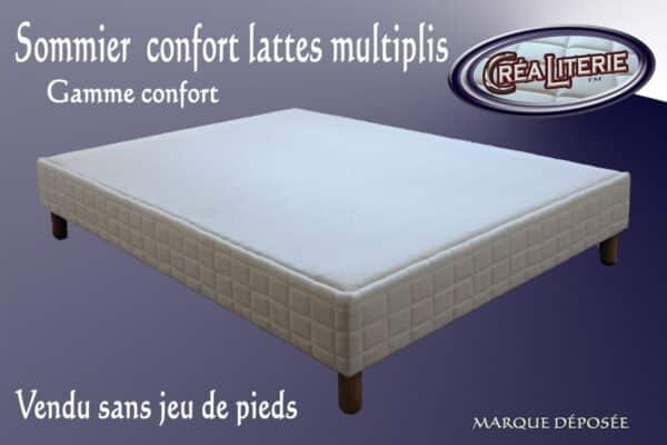 Sommier tapissier confort lattes multiplis hauteur 15 cm – Image 2