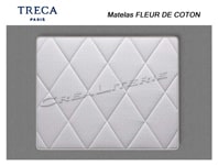 fleur de coton matelas ressorts ensaches treca 28 cm par treca 052 b 1