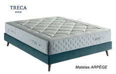 matelas arpege treca 28 cm ressorts ensaches capitonnage integral par treca 031 b 