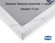 sommier simmons ressorts et lattes 17 cm par simmons 09 b 
