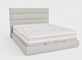 matelas andré renault maryland 24 cm, latex perforé, accueil dynamique, fabriqué en france