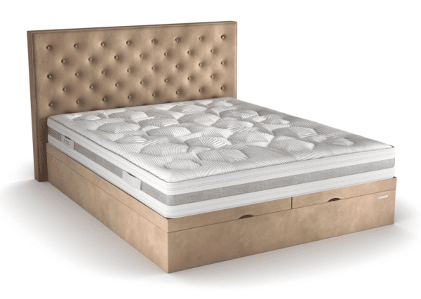 matelas andré renault maryland 24 cm, latex perforé, accueil dynamique, fabriqué en france