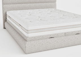 matelas andré renault maryland 24 cm, latex perforé, accueil dynamique, fabriqué en france