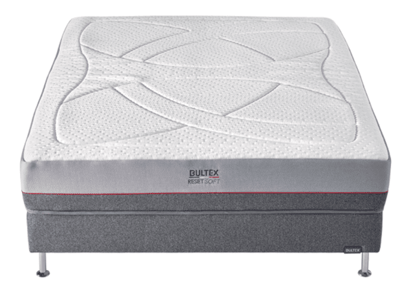 matelas bultex reset soft 29 cm, mémoire de forme + bultex nano, accueil enveloppant fabriqué en france