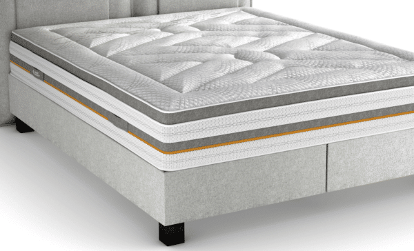 matelas andré renault heloïsa 31 cm 1120 ressorts ensachés + 4 cm Éole air soja fabriqué en france