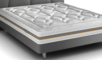 matelas andré renault olivia 24 cm, mémoire de forme 46kg/m³, fabriqué en france