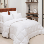 couette drouault harmonie 300 g/m² tempérée en duvet + flocons laine fabriquée en france