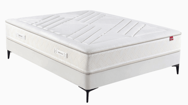 matelas Épéda molitor 29 cm ressorts ensachés multi air + mémoire de forme 3 zones de confort fabriqué en france