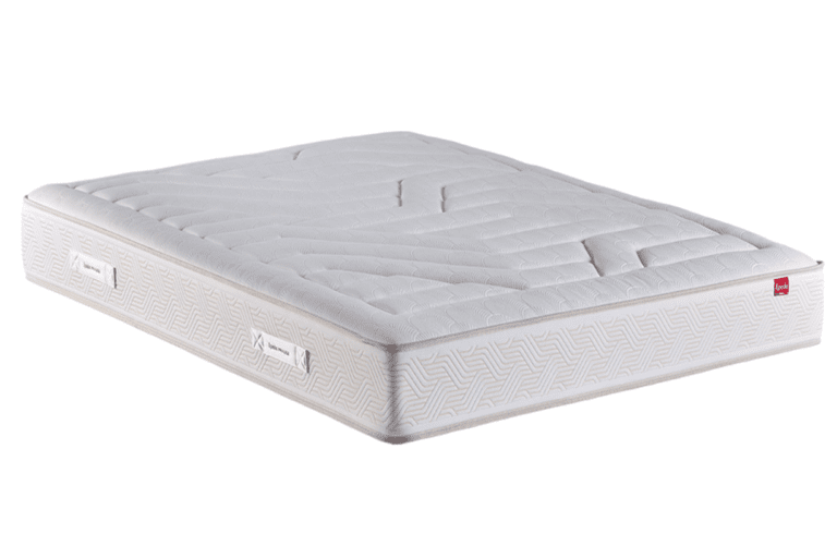 matelas Épéda dauphine 27 cm, ressorts ensachés multi air, 3 zones de confort, fabriqué en france