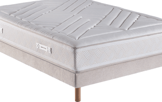 matelas Épéda molitor 29 cm ressorts ensachés multi air + mémoire de forme 3 zones de confort fabriqué en france