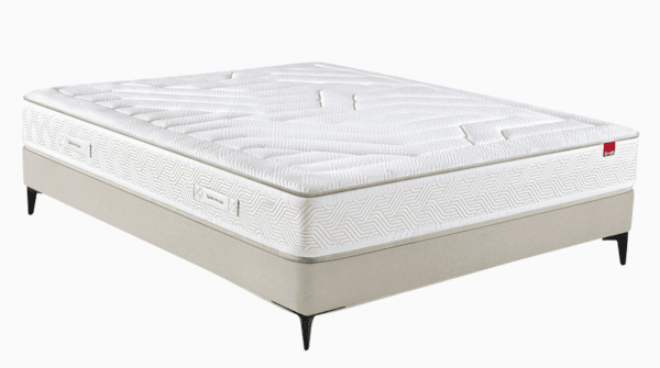 matelas Épéda dauphine 27 cm, ressorts ensachés multi air, 3 zones de confort, fabriqué en france