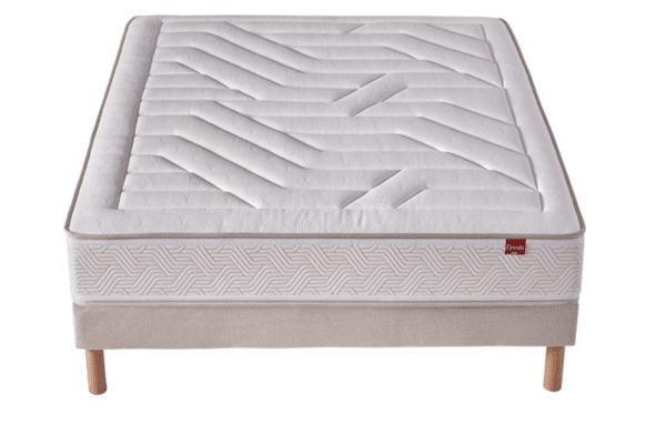 matelas Épéda dauphine 27 cm, ressorts ensachés multi air, 3 zones de confort, fabriqué en france