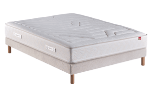 matelas Épéda dauphine 27 cm, ressorts ensachés multi air, 3 zones de confort, fabriqué en france