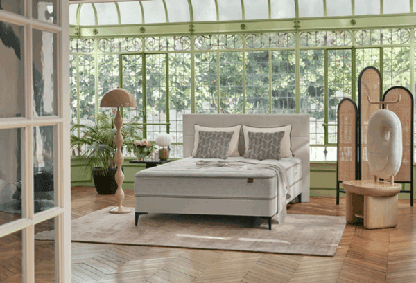 matelas Épéda molitor 29 cm ressorts ensachés multi air + mémoire de forme 3 zones de confort fabriqué en france