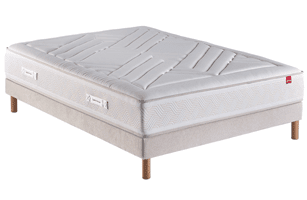 matelas Épéda molitor 29 cm ressorts ensachés multi air + mémoire de forme 3 zones de confort fabriqué en france