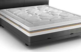 matelas andré renault valentina 25 cm, gum foa + Éole air 35 fabriqué en france