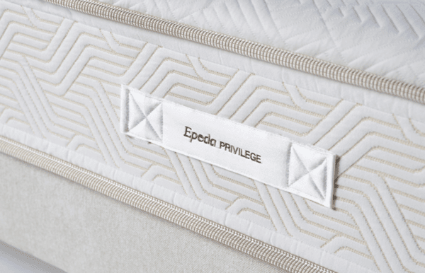 matelas Épéda orphéon 27 cm, 650 ressorts ensachés multi air + 2 cm de latex naturel (face hiver) par Épéda