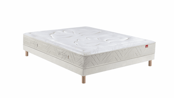 matelas Épéda brume 27 cm, 650 ressorts ensachés multi air + 2 cm de latex naturel (face hiver) par Épéda