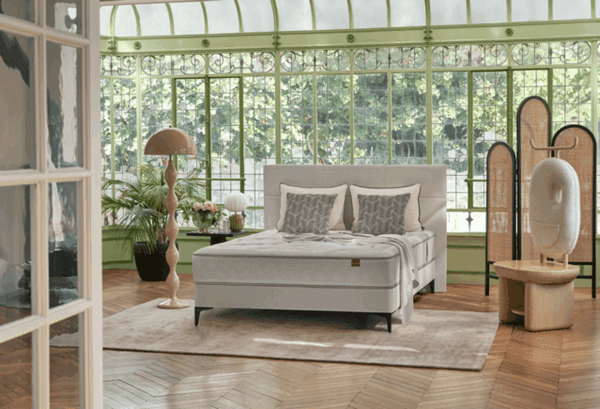 matelas Épéda orphéon 27 cm, 650 ressorts ensachés multi air + 2 cm de latex naturel (face hiver) par Épéda