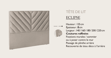 tête de lit dédicace Épéda Éclipse