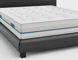 matelas andré renault roxana, graph'in + 1189 ressorts ensachés, 5 zones, fabriqué en france