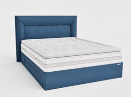 matelas andré renault pélican 30 cm, 1189 ressorts ensachés + 4 cm elastorem soja® + 3 cm firm'r, fabriqué en france